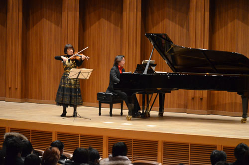 KCG創立50周年を記念して開かれた「中澤きみ子　ヴァイオリン・リサイタル ～千の音色に思いを寄せて～」
