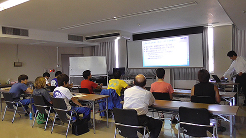 京都府の漁業の仕事に就くための学校「海の民学舎」生との意見交換を行いました。