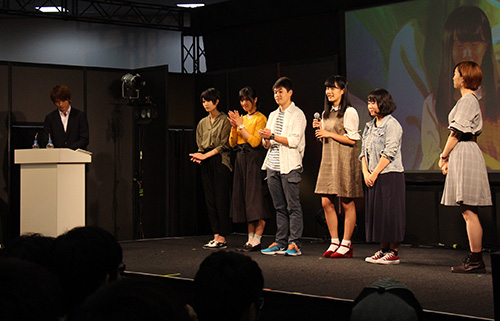 「声優魂in京まふ ～声優魂近畿大会～」では，二次審査を通過した5名が出場し練習の成果を披露しました（9月17日）
