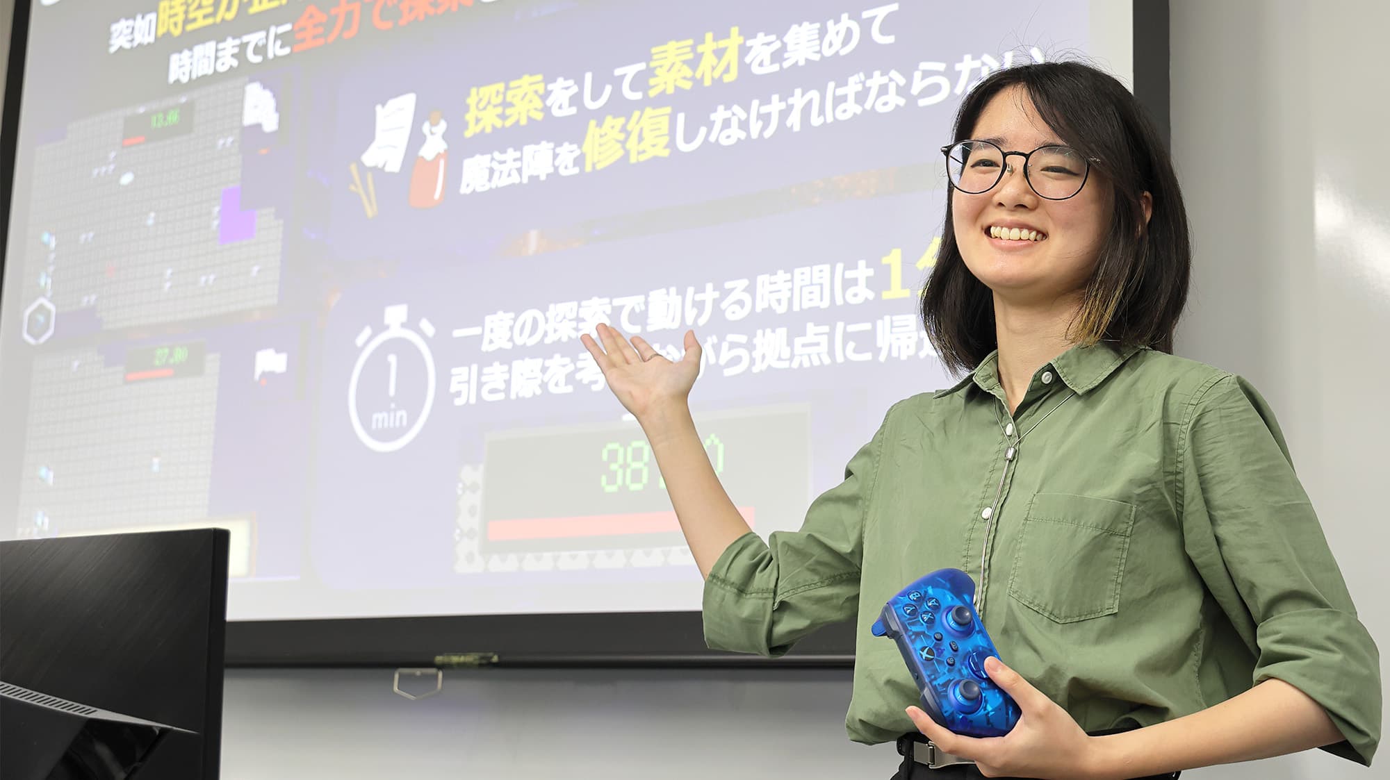 内定者インタビュー ゲーム学科 原田さん