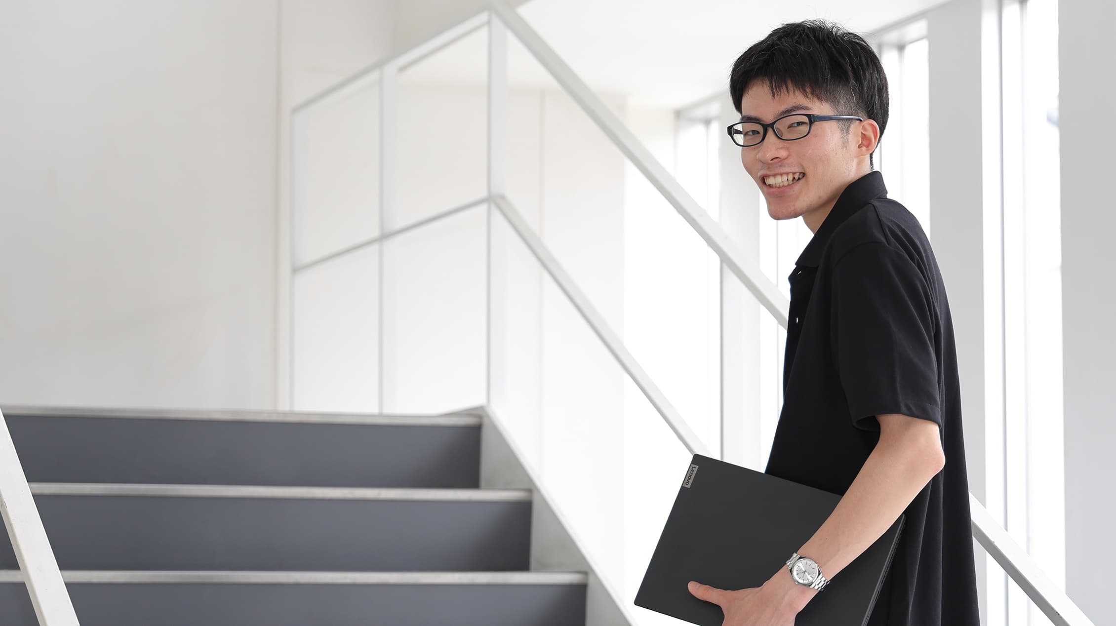 内定者インタビュー 情報科学科 橋本さん