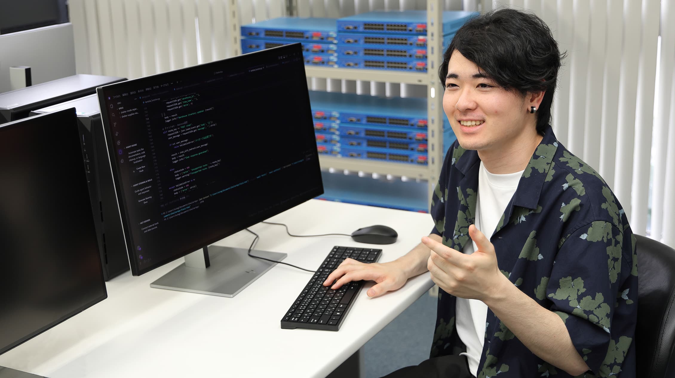 内定者インタビュー ネットワーク学科 松井さん