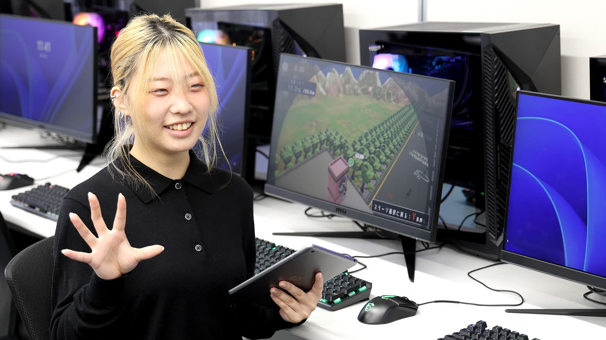 内定者インタビュー ゲーム学科 大塚さん