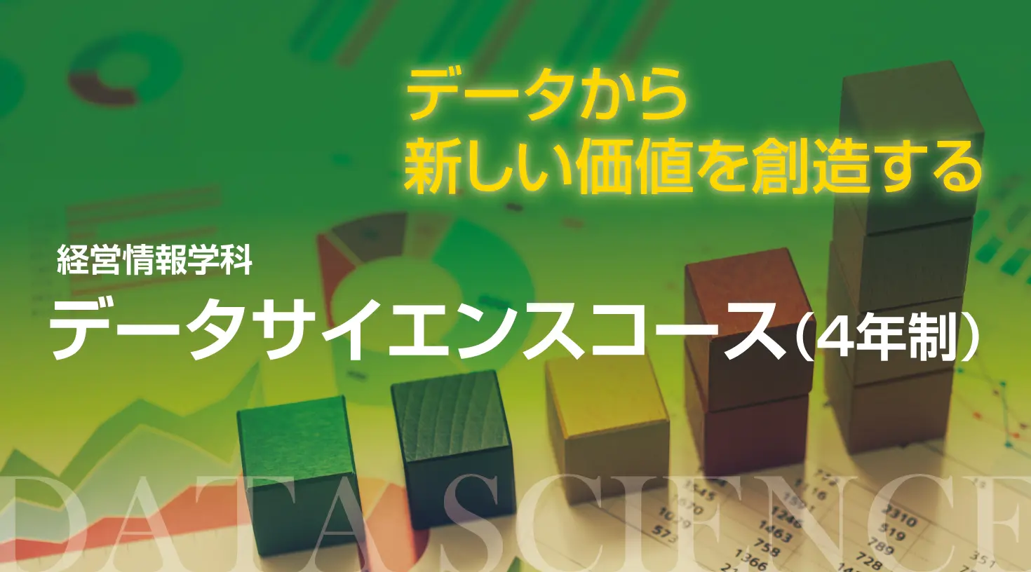 データサイエンスコース（4年制）新設