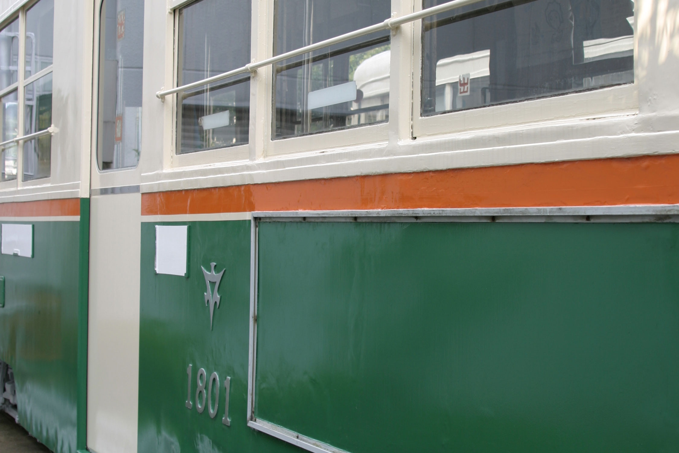 白河校設置京都市電車体