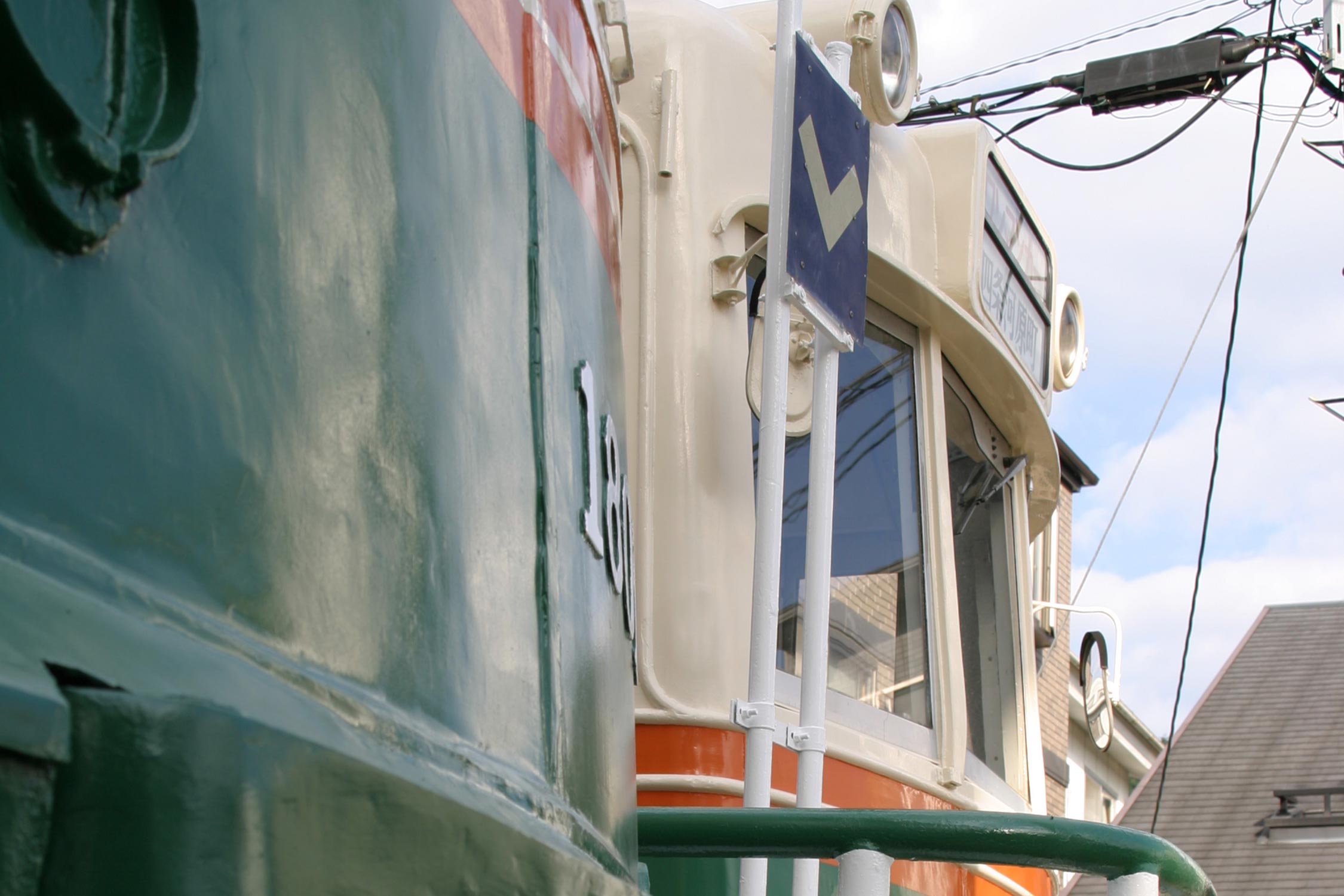 白河校設置京都市電車体