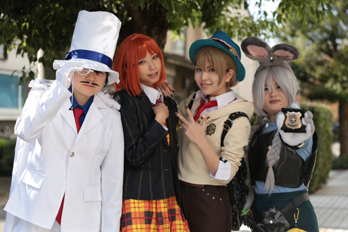 思い思いのコスプレで参加,会場が華やぎました