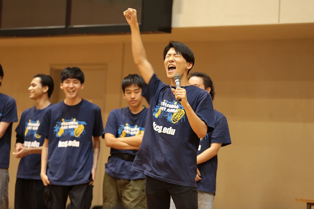 元気100%!学生スタッフが盛り上げます!