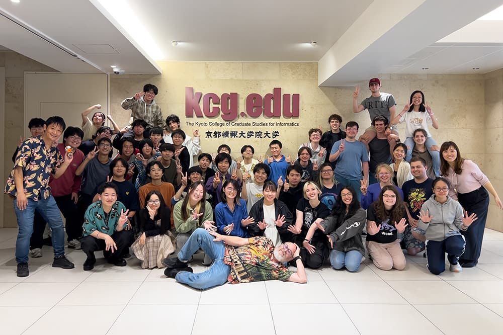 KCGとRITの学生が混合チームでチャレンジを重ねた「ゲームジャム」(KCGI百万遍キャンパス)