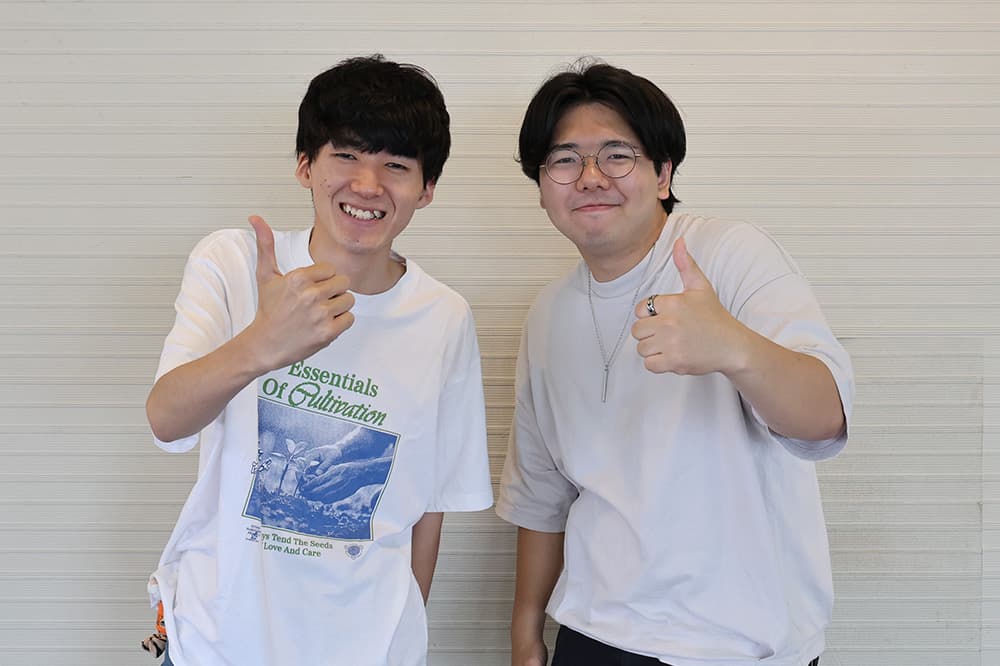 有言実行で最優秀賞を受賞した今村さんと藤井さん