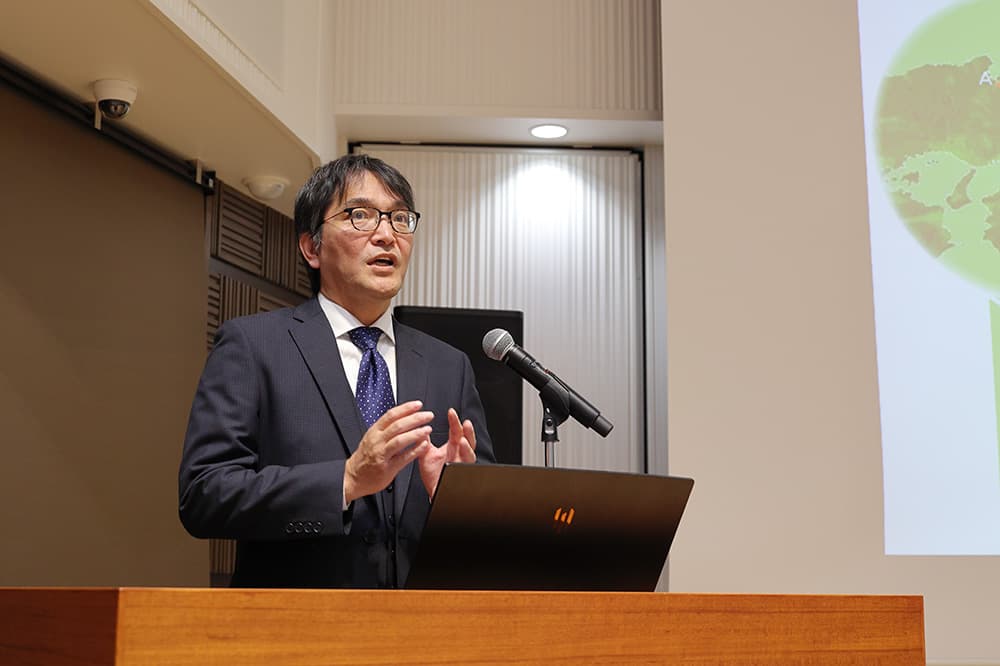 舘野フィールド研センター長は連携協定への大きな期待を述べました