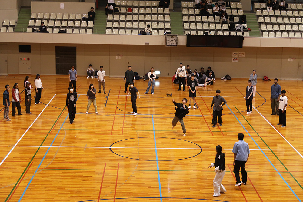 白熱のドッヂビー対決！