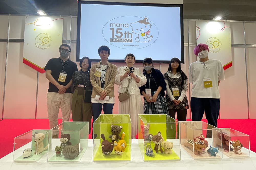 あみぐるみ絵本の世界観をICTを駆使して表現しました（2026年5月9日，東京ビッグサイト）