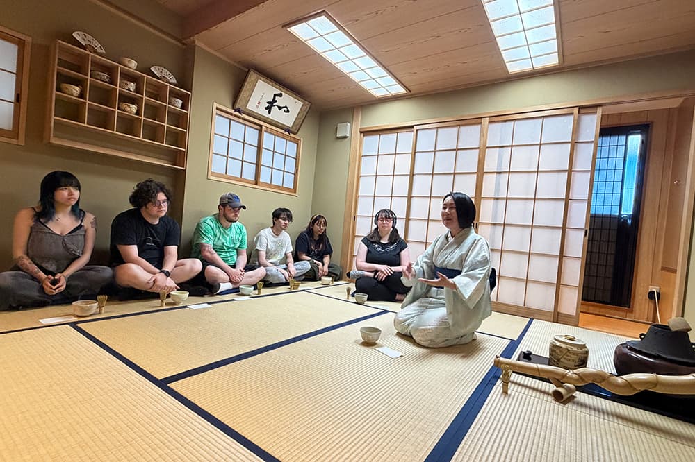 茶道や座禅の体験では日本の心にも触れました