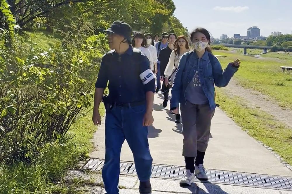 京都の景色を楽しみながら，歩くのは最高！